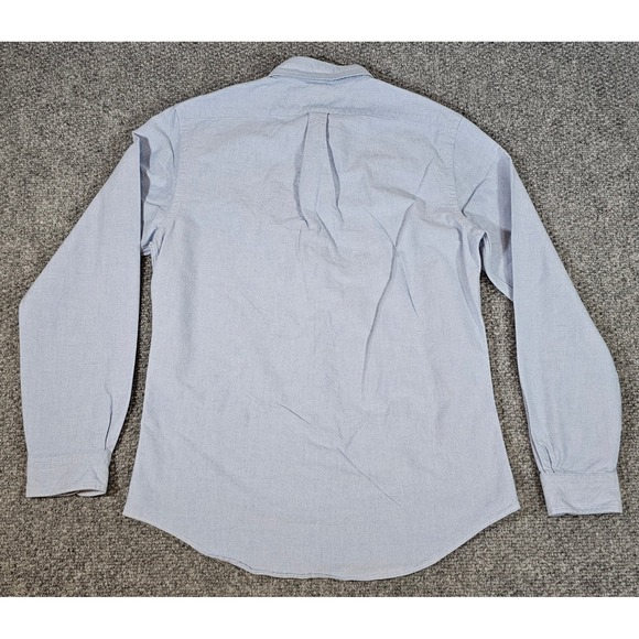 Ralph Lauren Oxford Shirt Slim Fit Long Sleeve Button Down Light Blue L - Picture 8 of 8